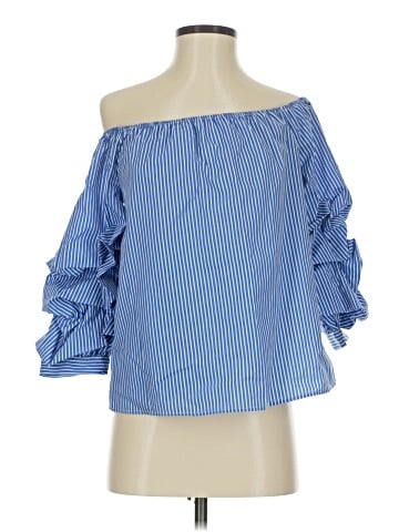 Bleuh Ciel 3/4 Sleeve Blouse (view 1)