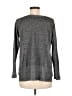 Eri + Ali Metallic Gray Pullover Sweater Size M - photo 2