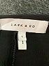 Lark & Ro Solid Black Casual Dress Size L - photo 7