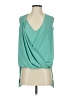 BCBGMAXAZRIA Teal Sleeveless Blouse Size S - photo 1