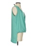 BCBGMAXAZRIA Teal Sleeveless Blouse Size S - photo 4