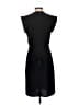 DKNY 100% Polyester Solid Black Casual Dress Size 4 - photo 2