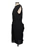 DKNY 100% Polyester Solid Black Casual Dress Size 4 - photo 5