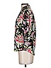 Express Floral Black 3/4 Sleeve Blouse Size XS - photo 5