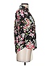 Express Floral Black 3/4 Sleeve Blouse Size XS - photo 4