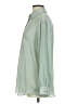 Zara Solid Green Long Sleeve Blouse Size XS - photo 5