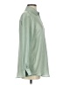 Zara Solid Green Long Sleeve Blouse Size XS - photo 4