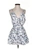 Bacio Floral Blue Casual Dress Size S - photo 1