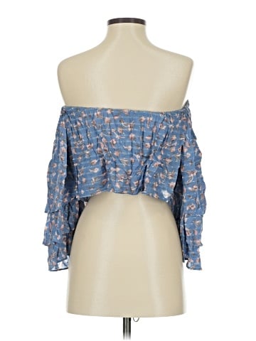 Blue Life 3/4 Sleeve Blouse (view 2)