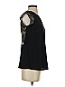 Cooper & Ella 100% Polyester Black Sleeveless Blouse Size XS - photo 4