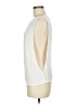 Unity 100% Viscose Ivory Sleeveless T-Shirt Size M - photo 5