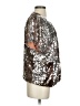The Limited 100% Polyester Metallic Silver Jacket Size XS - photo 4