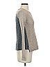 Rebecca Taylor Metallic Gray Pullover Sweater Size XS - photo 4