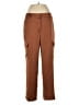 Ann Taylor LOFT 100% Polyester Brown Cargo Pants Size 8 - photo 1