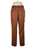 Ann Taylor LOFT 100% Polyester Brown Cargo Pants Size 8 - photo 2