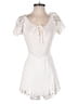 Lush 100% Rayon White Romper Size S - photo 1