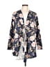 Forgotten Grace Blue Purple Kimono Size 1X - photo 1