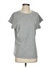 Unbranded Solid Gray Short Sleeve T-Shirt Size S - photo 1