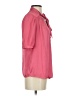 Paige 100% Polyester Pink 3/4 Sleeve Blouse Size S - photo 4