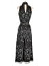 Ted Baker London 100% Polyester Paisley Black Jumpsuit Size 2 (0) - photo 2
