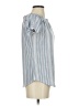 Just Be... Blue Short Sleeve Blouse Size S - photo 4