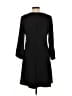 Lark & Ro Solid Black Casual Dress Size L - photo 2