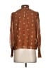 Wilfred 100% Polyester Brown Long Sleeve Blouse Size 2XS - photo 2