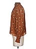 Wilfred 100% Polyester Brown Long Sleeve Blouse Size 2XS - photo 5