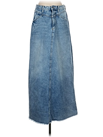 We the Free Denim Skirt (view 1)