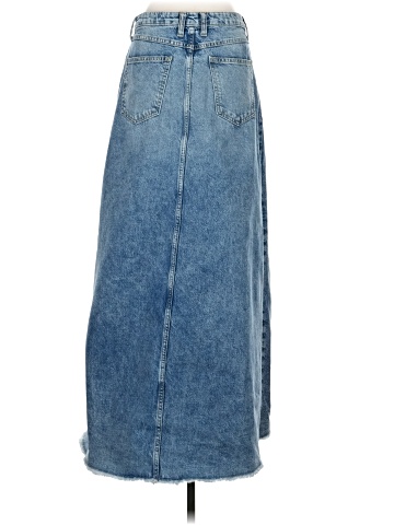 We the Free Denim Skirt (view 2)