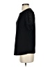 Flower & Feather Black Short Sleeve Top Size S - photo 5