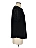 Flower & Feather Black Short Sleeve Top Size S - photo 4