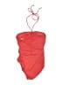 MICHAEL Michael Kors Solid Red One Piece Swimsuit Size 8 - photo 2