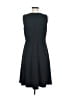 Talbots Solid Black Casual Dress Size 8 - photo 2