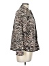 Westbound 100% Cotton Animal Print Brown Long Sleeve Blouse Size L (petite) - photo 4