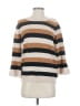 Harlyn Stripes Tan Pullover Sweater Size S - photo 1