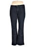 Merona Chevron-herringbone Blue Jeans Size 4 - photo 1