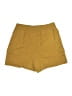 Madewell 100% Polyamide Solid Yellow Athletic Shorts Size S - photo 2
