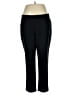 Lord & Taylor Solid Black Active Pants Size 14W - photo 1