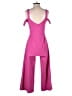 Ale by Alessandra Solid Pink Jumpsuit Size M - photo 2