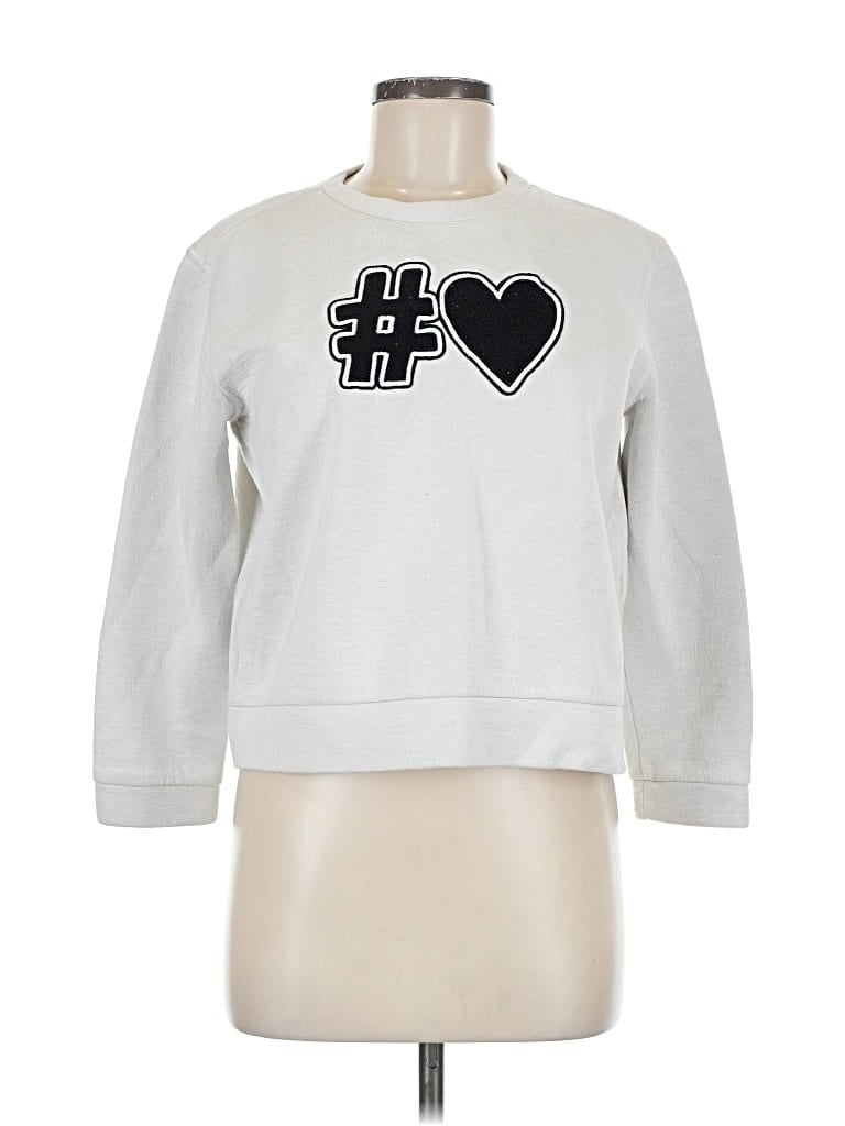 Pre-owned Maje Sweatshirt In Silver