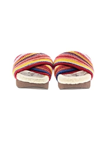Chloé Knit Shearling Wavy Slide Sandals (view 2)