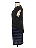Sandro 100% Polyester Stripes Black Casual Dress Size Med (2) - photo 5