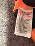 H&M 100% Polyester Orange Cocktail Dress Size 10 - photo 8