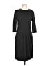 Talbots Solid Black Casual Dress Size 12 - photo 1
