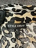 Style Envy 100% Rayon Animal Print Brown Short Sleeve Blouse Size XL - photo 7