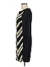 Robbie Bee 100% Polyester Chevron-herringbone Black Casual Dress Size 6 - photo 5