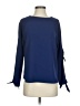 Amanda Uprichard 100% Polyester Blue Long Sleeve Blouse Size P (petite) - photo 1