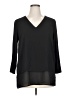 MICHAEL Michael Kors 100% Polyester Black 3/4 Sleeve Blouse Size XL - photo 1