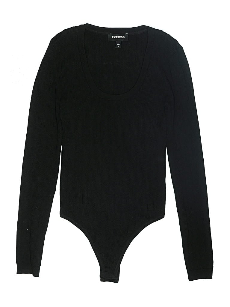 Pre-owned Express Bodysuit In Black